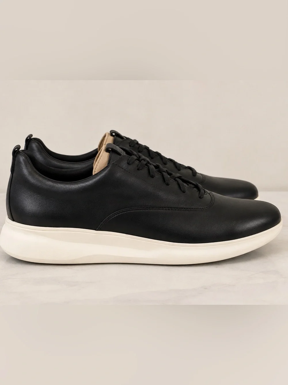 Cole Haan Grand 360 Black Leather Sneakers Men’s